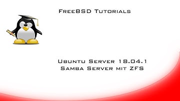 Ubuntu Server 18.04.1 Samba + ZFS + ShareSMB [DEUTSCH]