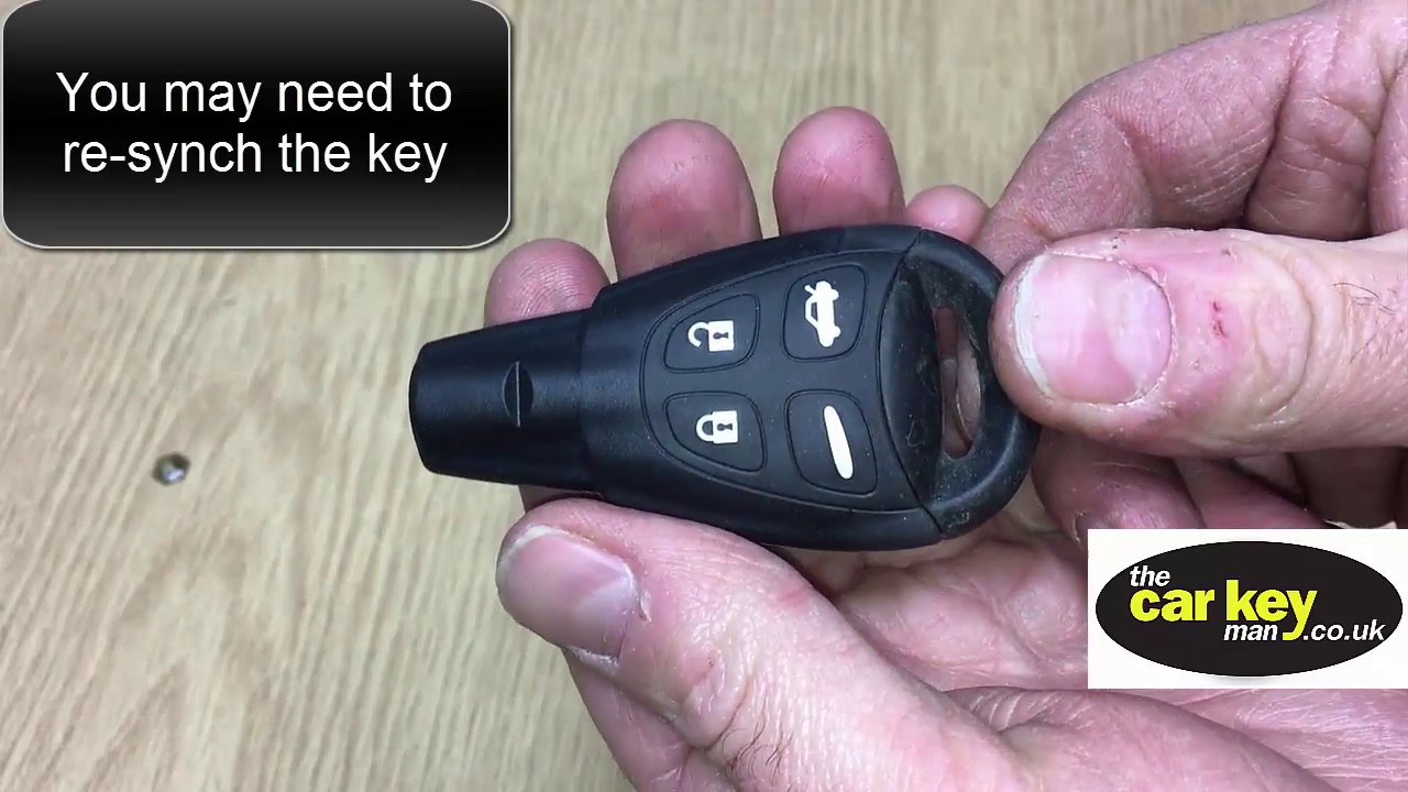 Key Battery Saab key HOW TO change YouTube
