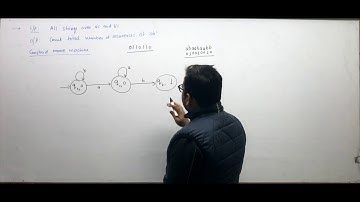 Counting Number of occurrence of substrings "ab" and "baa" Using Moore machine   || GATE TOC