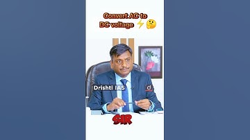 Convert AC to   DC voltage ⚡️🤔