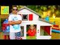 Егорка НЕ ХОЧЕТ ИГРАТЬ /// Ярик ОХРАНИК /// Yarik and Egorka Pretend Play with Playhouse for kids.