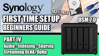 Synology NAS Setup Guide 2022 #4 - Music Audio, Indexing, Sharing and Streaming over DLNA screenshot 4