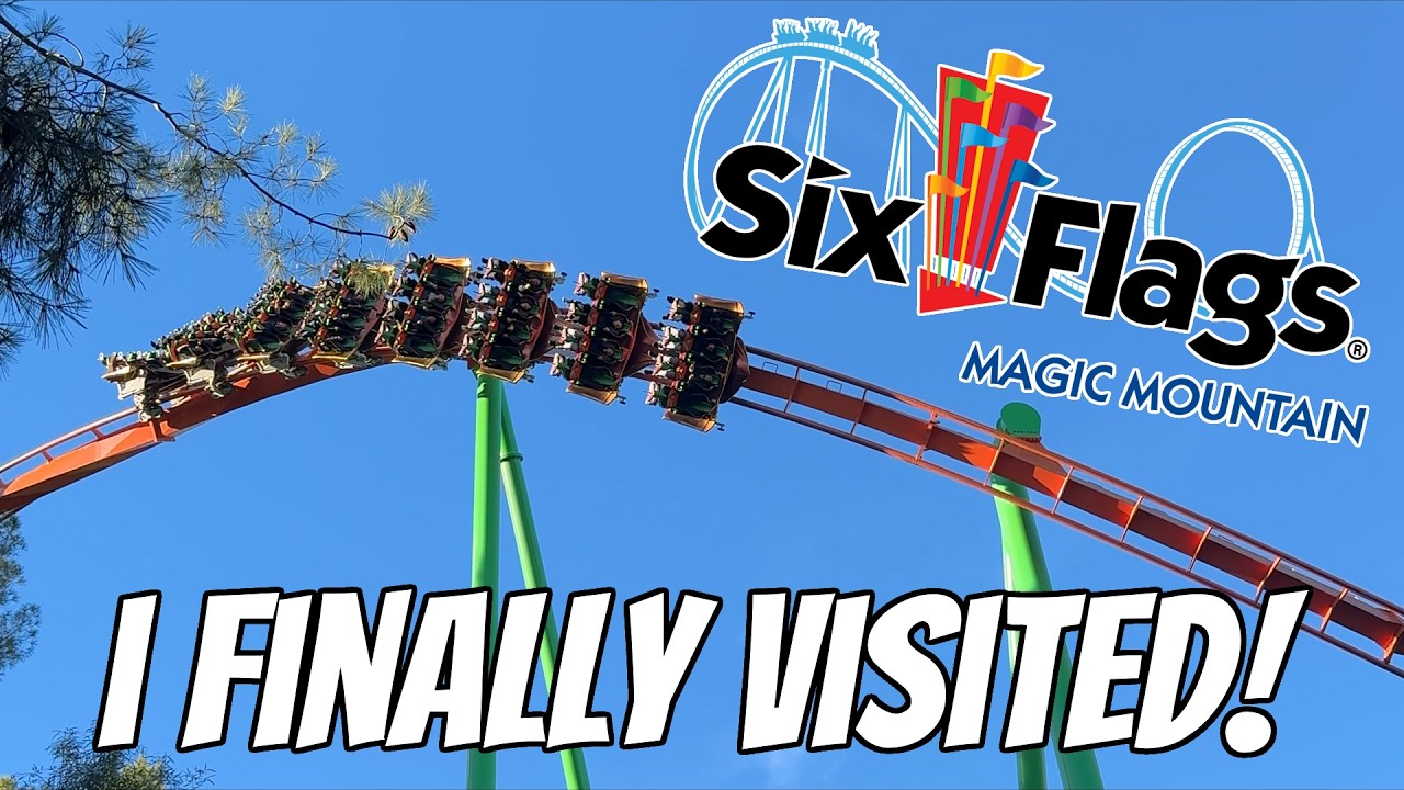 Visiting Magic Mountain Using my Knott's All Parks Pass! | Six Flags Vlog