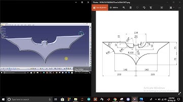 CATIA V5/V6 Tutorial | Batman