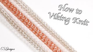 How to Viking Knit tutorial