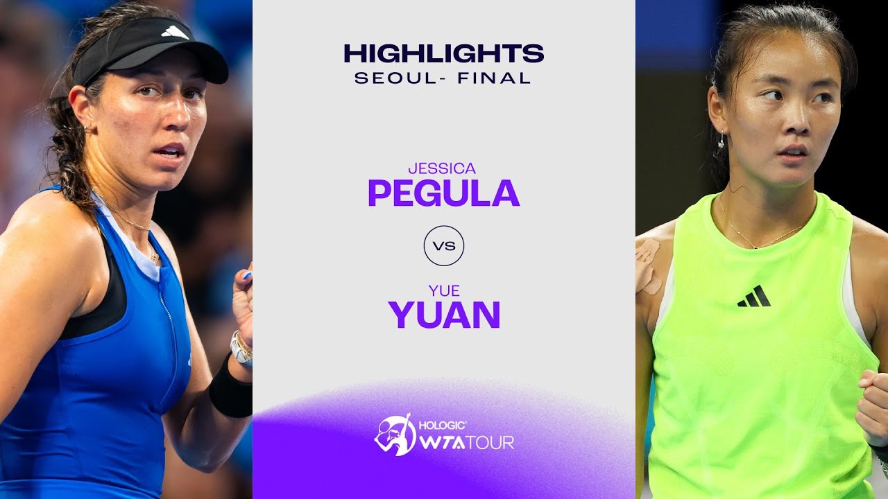 Jessica Pegula vs. Yue Yuan | 2023 Seoul Final | WTA Match Highlights