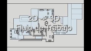 Tutorial: DWG a 3D Usando Sketchup (Flujo de Trabajo)