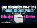 Star Micronics MC-Print3 Printer Unboxing & Review | Point of Sale Receipt Printer
