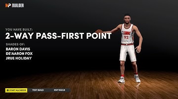 ***RARE BUILD*** 2 Way Pass First Point | The Best 2 Way Pass First Build