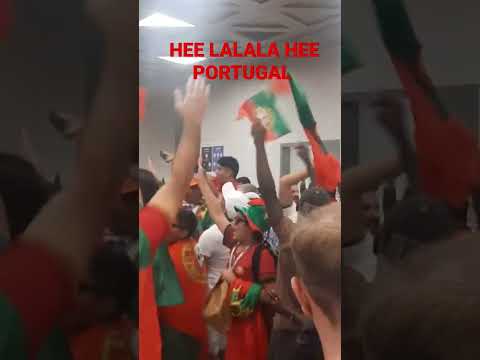 إحتفالات جماهير البرتغال