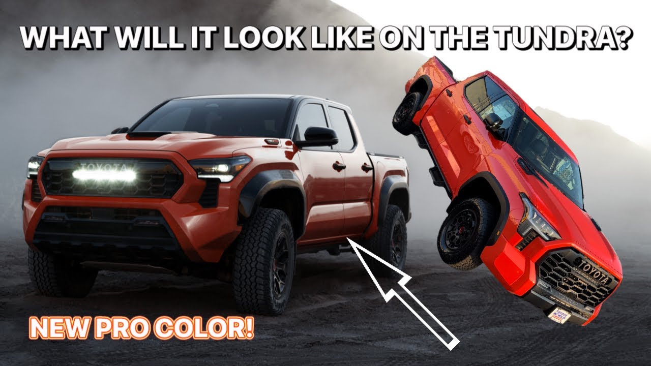 2024 TRD PRO COLOR IS HERE! Will it look good on the Tundra? YouTube