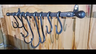 Hand forged S-Hook Rail by Rustic Iron Works 1,129 views 1 month ago 14 minutes, 14 seconds