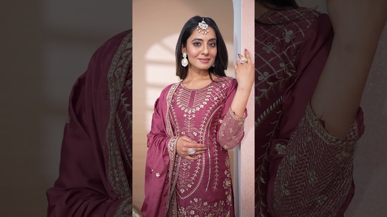Soft Pink Natural Crepe Suit