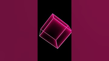 4D Cube Neon | Saber Plugin | After Effects Tutorial #shorts