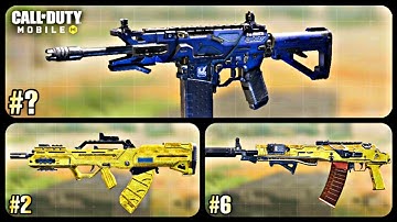 Top 6 Best Assault Rifles + Gunsmith Loadouts In Cod Mobile Season 13! | Best ARs Class Setups!