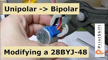 Unipolar to Bipolar: 28BYJ-48 Stepper Motor Upgrade with explanation