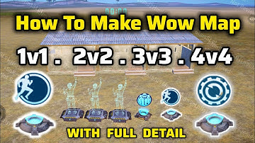How To Make Wow Map | How To Create Wow Map | PUBG MOBILE