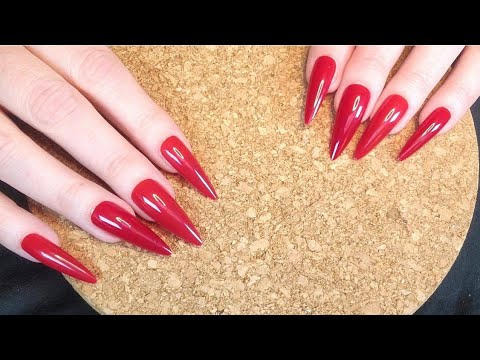 ASMR Fast Cork Scratching And Tapping | No Talking | Long Nails