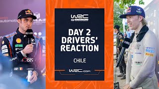 Day 2 Drivers' Reaction | WRC Rally Chile Bio Bío 2023