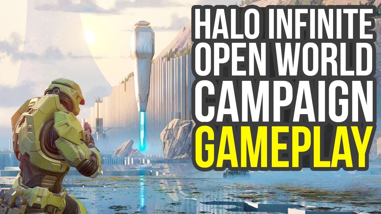 Exploring The Open World In Halo Infinite (Halo Infinite Campaign Gameplay)