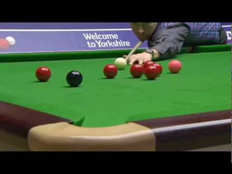 Crowd go wild for Hendry snooker shot !!!