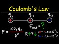 Coulomb's Law - Net Electric Force & Point Charges