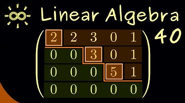 Linear Algebra 40 | Row Echelon Form [dark version]