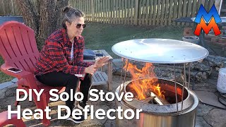 DIY Solo Stove Heat Deflector & Propane Torch to Light the Fire | Morgan Madness