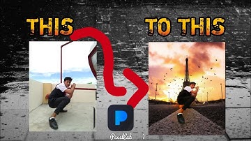 Background Editing/ How to change background image using Pixellab