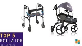 5 Best Selling Rollator Walker with Seats at Amazon Online