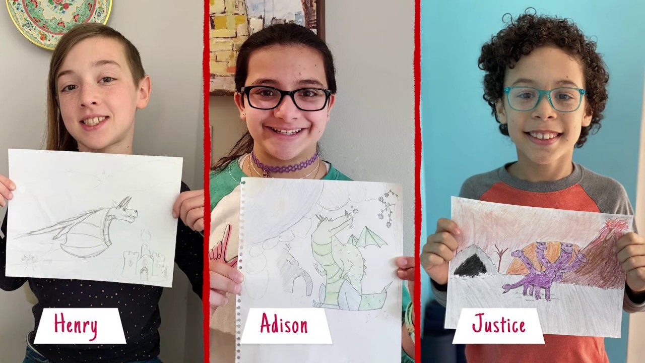 Step-by-Step with a Special Guest: Draw with Drew (and Rosie!)