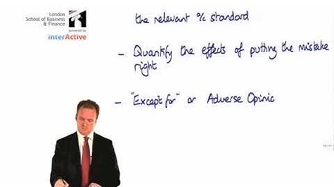 ACCA | P7 | F 8 | Audit & Assurance |Session 8 2   Audit Reports   Part 2