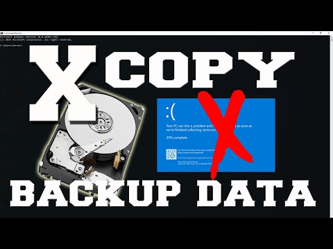 How to recover your hdd or external drive not detected | backup files using xcopy command