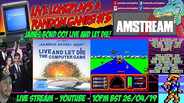 [AMSTRAD CPC] Live Longplays & Random Games #5 - Live And Let Die! #AMSTREAM [Xyphoe Live Stream]
