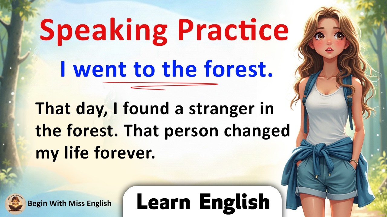 I went to the Forest ✅ | Improve English with Simple Stories | Daily Use English Phrases