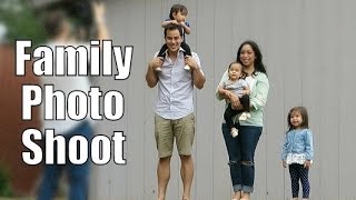 Attempt at a Family Photoshoot! - July 10, 2015 -  ItsJudysLife Vlogs