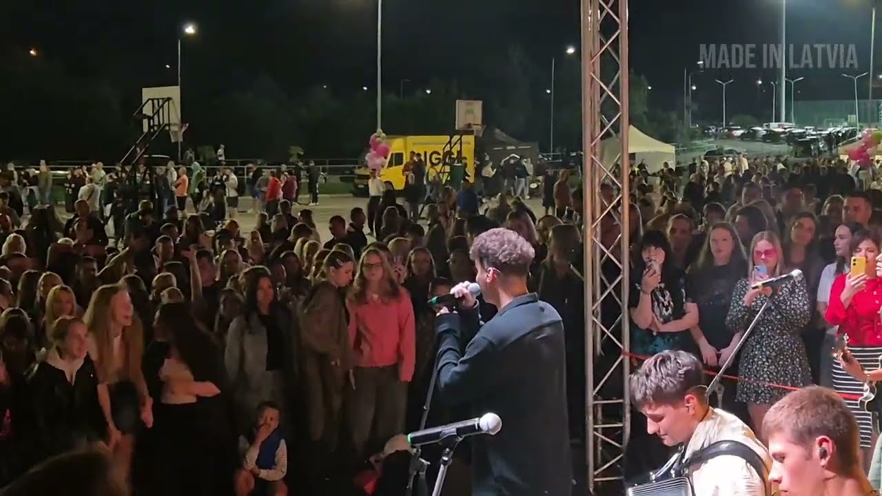 Группа из Литвы ПОРВАЛА Резекне! 🔥Концерт (Loud Fish) 01.08.2025.