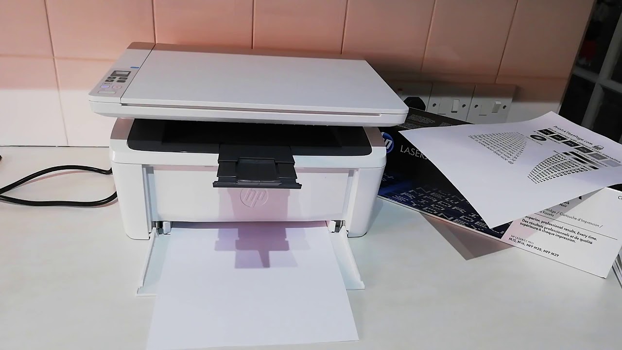 HP LaserJet Pro MFP 28W Addendum (Printing) - YouTube