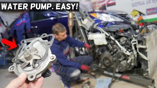 HYUNDAI SONATA WATER PUMP REPLACEMENT REMOVAL LOCATION How To Replace Engine Water Pump 2011 2014 Hyundai Sonata 2 4l L4