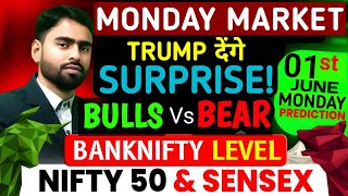Nifty Sensex prediction for 01 June Monday | Nifty Expiry | Nifty Banknifty Prediction for Tomorrow
