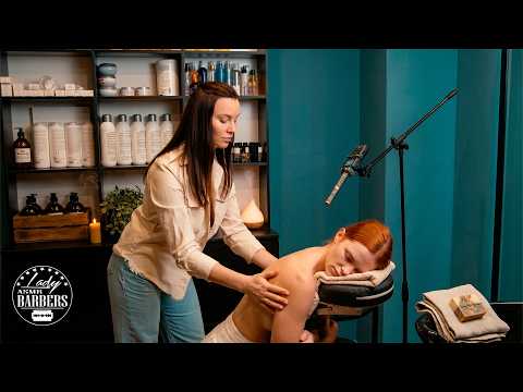Heavenly Bliss ASMR Massage by Barber Lady Adel for Girls