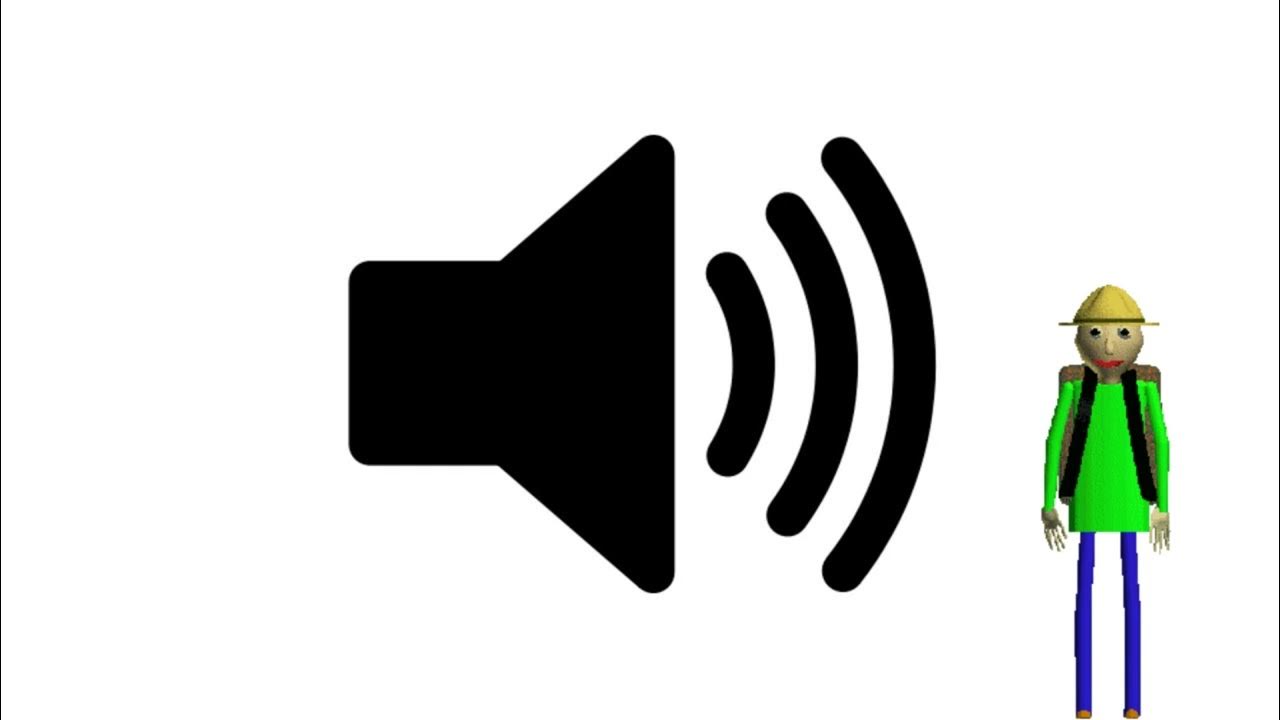 "All right, all set! I'll go set up the bear traps!" (Baldi Voice