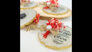 Epoxy Resin Magnet Baptism Favors, First Communion Favors for Guests Bulk, Confirmation Gift
