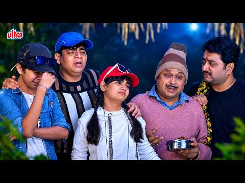 😂🤣बच्चों! हमारी आखरी इच्छा मम्मी से कहना मूली के पराठों में मिर्ची कम डाले, धुआँ निकल रओ है हमाओ! 🔥😜