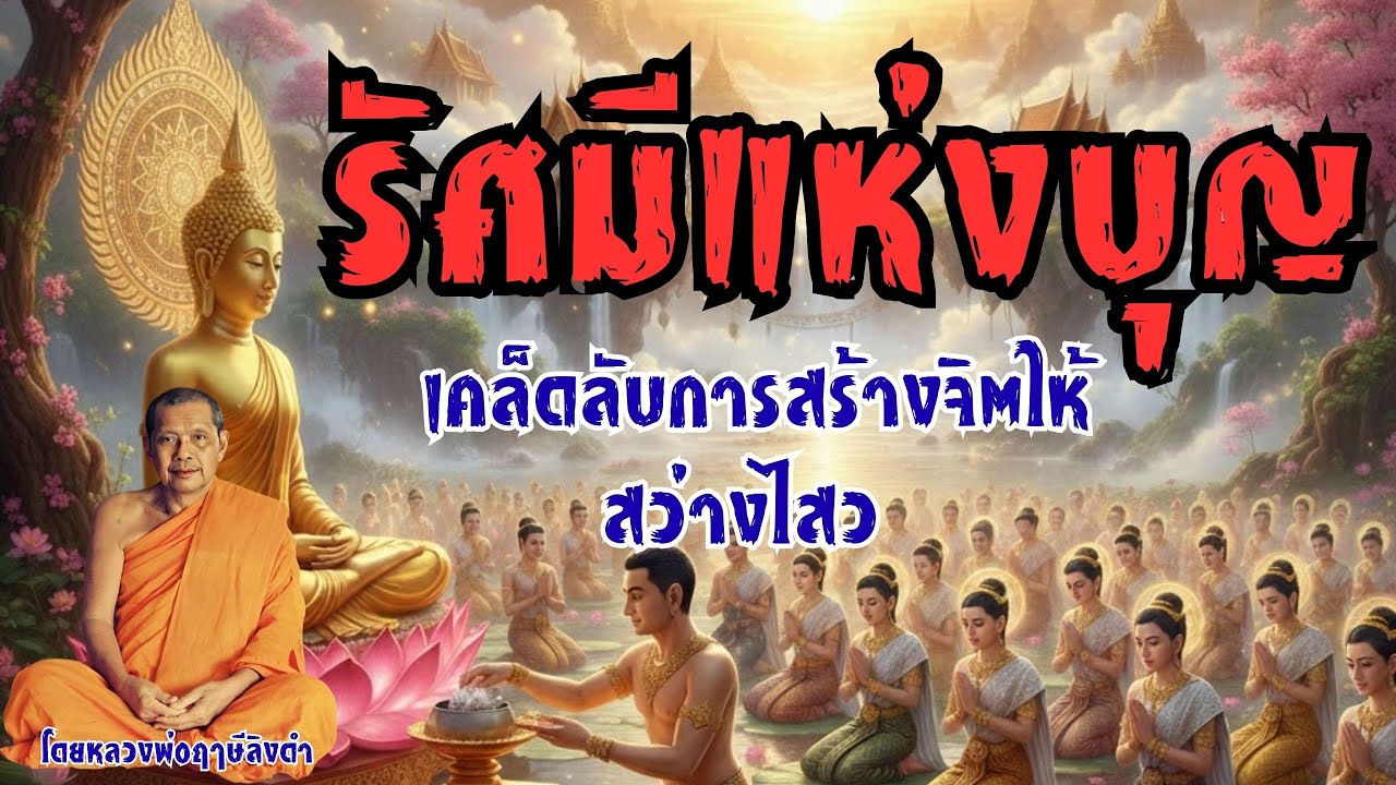 รัศมีแห่งบุญ! เคล็ดลับการสร้างจิตให้สว่างไสว โดยหลวงพ่อฤๅษีลิงดำ วัดท่าซุง