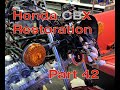 CBX Restoration Part 42 - Installation of Air Box & Headlight Turn Signal & Horn Assembly