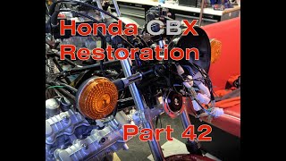 Honda CBX Full Restoration &amp; Engine Rebuild Video Series - Part 38 Air Box Headlight Signals &amp; Horn