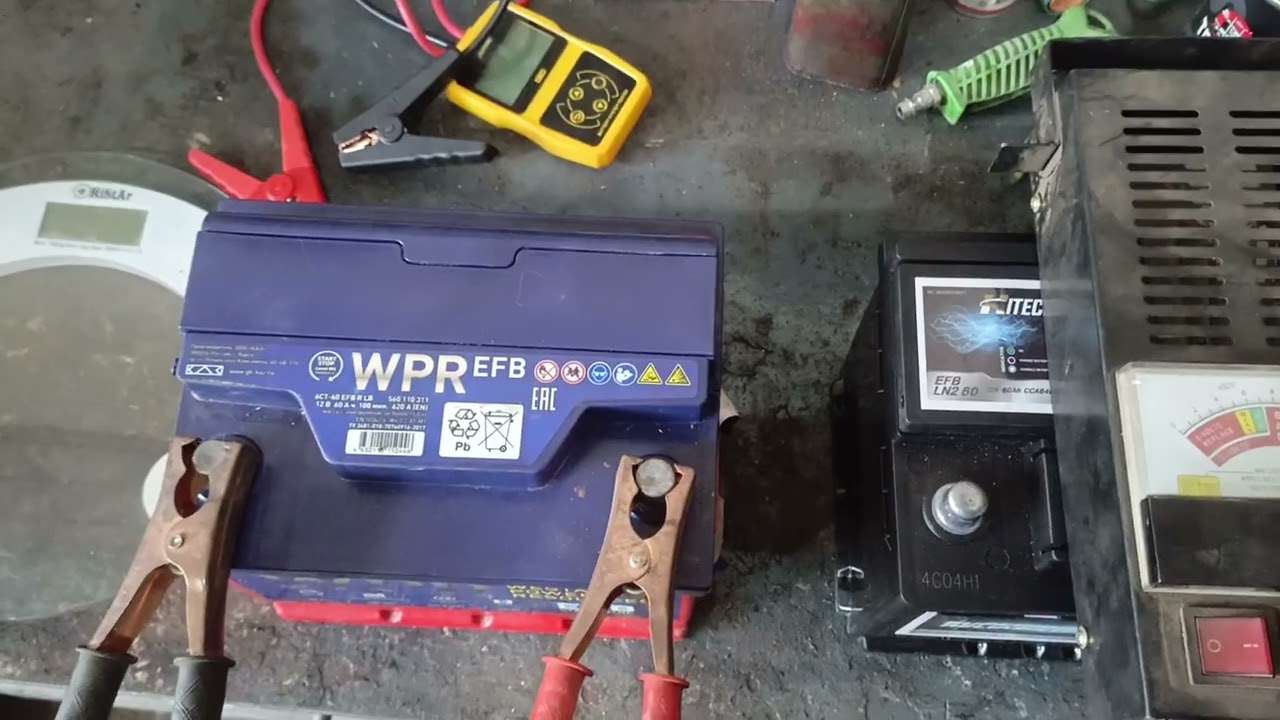 Сравнение АКБ Westa EFB и Hitec EFB