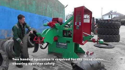 Gradeall Tyre Sidewall Cutter with Tread Cutter