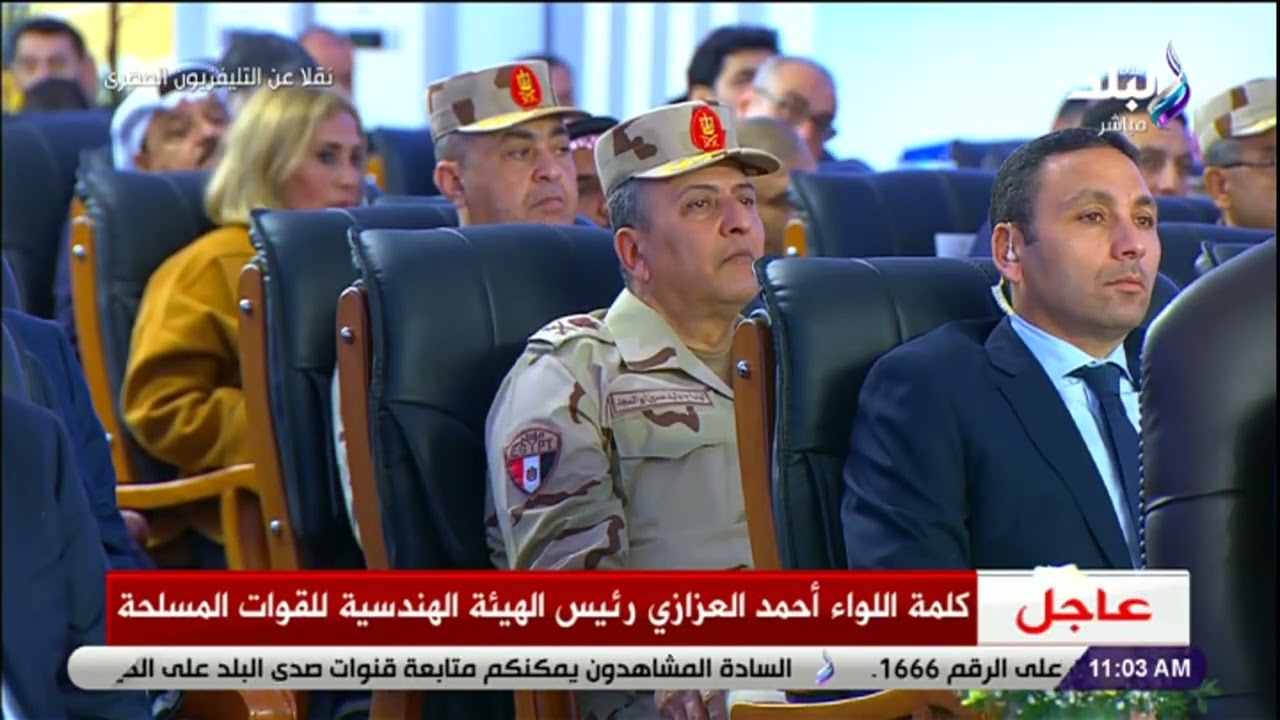 رئيس الهيئة الهندسية للقوات المسلحة يستعرض المشروعات التي تم تنفيذها بسيناء منذ عام 2014